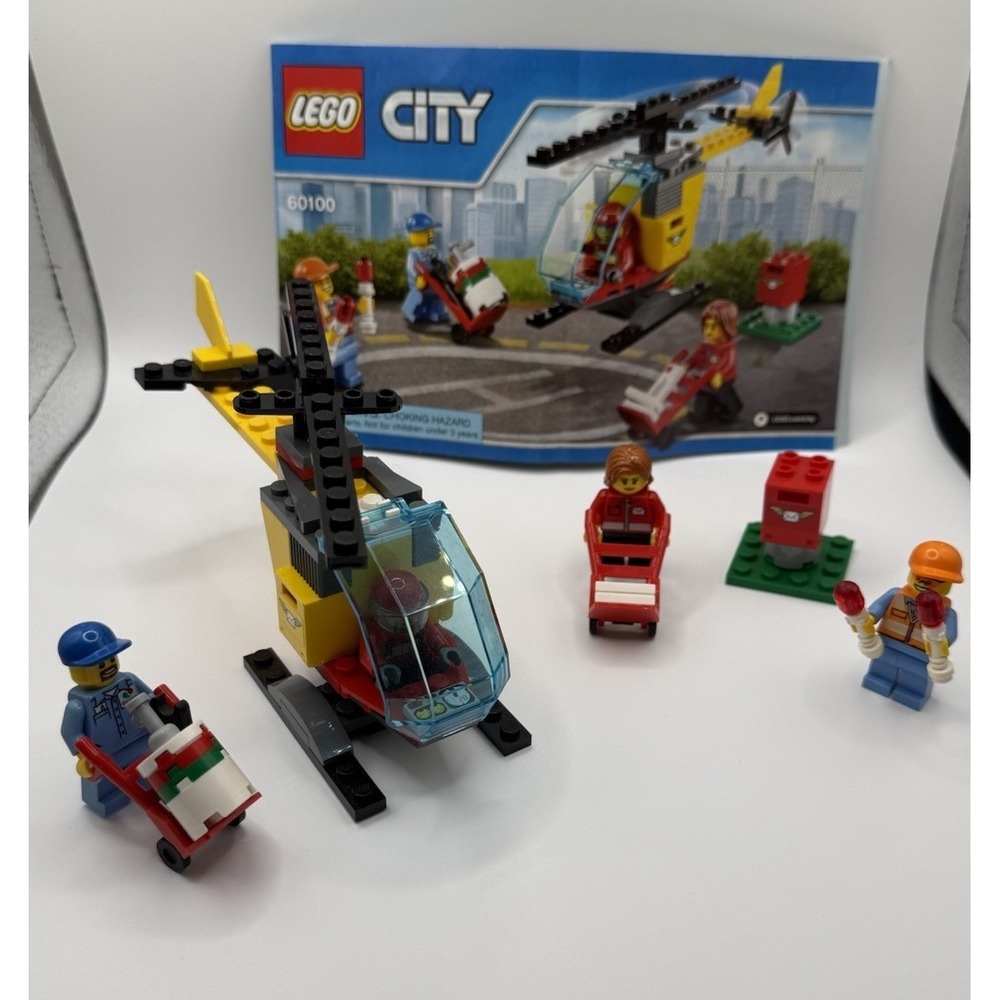 LEGO 60100 Airport Starter Set City Used With‎ Instructions Missing 1 Piece